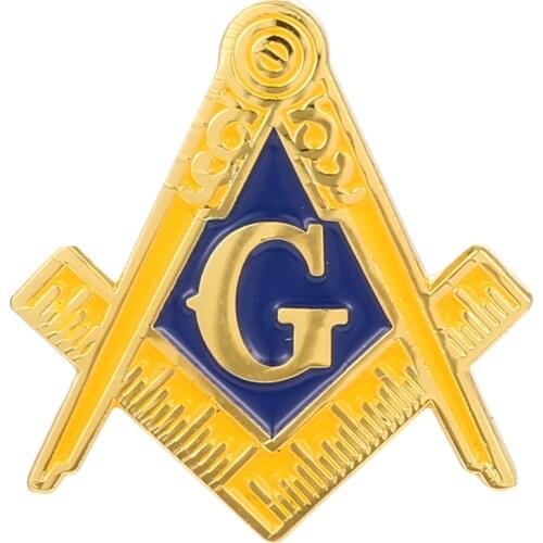 Masonic Compasses Freemason Mason Lapel Pin Bagde