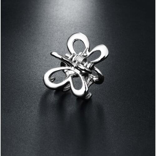 Tiny Hair Claw Metal Mini Small Flower Bowknot Butterfly Hair Clips for Women Girls Gold Hairpins Barrettes Crab Accessories