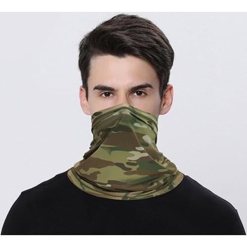 Multifunctional Camouflage Magic Scarf Neck Warmer Tube Outdoor Fishing Hiking Cycling Face Head Wrap Cover Bandana Headband