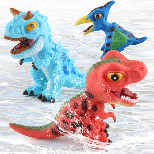 Simulation Dinosaur Model Girl Boy Figures Doll Toys Tyrannosaurus Rex Triceratops Dragon Ornaments Kids Learning Education Gift