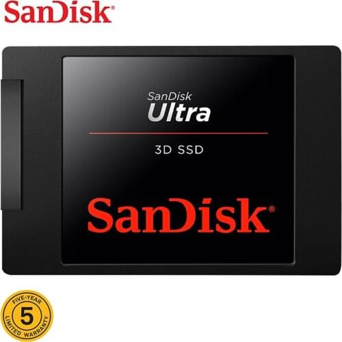 Sandisk SSD Internal Hard Drive 250GB 1TB Ultra 3D Nvme SSD 500GB 2TB SATA III HDD Harddisk Internal Solid State Drive Laptop PC