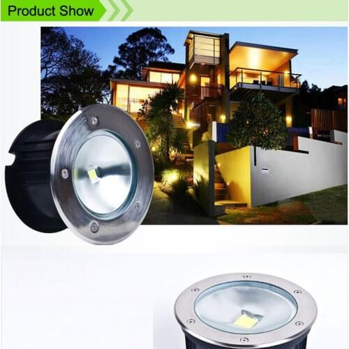 LED Underground Light 10W 15W 20W 25W 30W 35W 50W COB AC85-265V Buried Inground Spotlight LED Underground Lamps Garden Yard Lamp