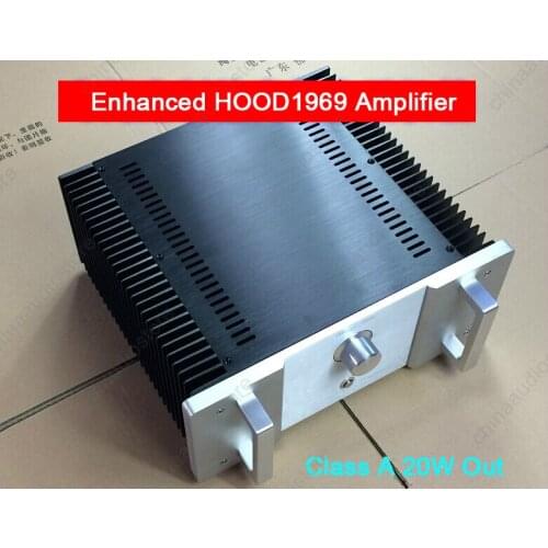V2019 HiFi Enhanced HOOD1969 Power Amplifier Stereo 24W Class A Output Amplifier TALEMA Power Transformer ALPS Potentiometer