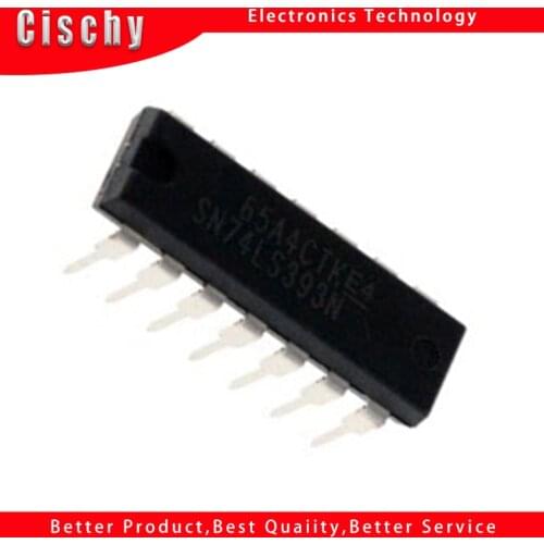 10pcs/lot SN74LS393N 74LS393N HD74LS393P HD74LS393 74LS393 74LS393P DIP-14