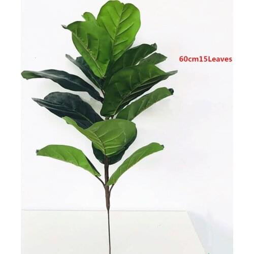 122cm Large Artificial Plants Fake Green Palm Tree Branch Tropical Indoor Plastic Potted Plants Hotel Office Halloween Home Deco