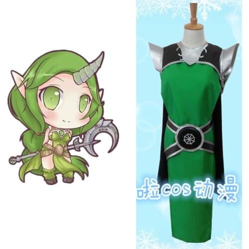 2016 LOL Soraka Cosplay Costume Custom Any Size