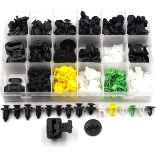 290PCS Universal Mixed Car Bumper Fender Screw Plastic Fastener Clip With Box Set For Honda