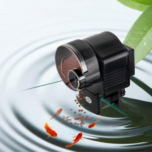 Automatic Aquarium Tank Automatic Fish Feeder Timer Food Feeding Aquarium Automatic Feeder Large Capacity Fish Food Dispener