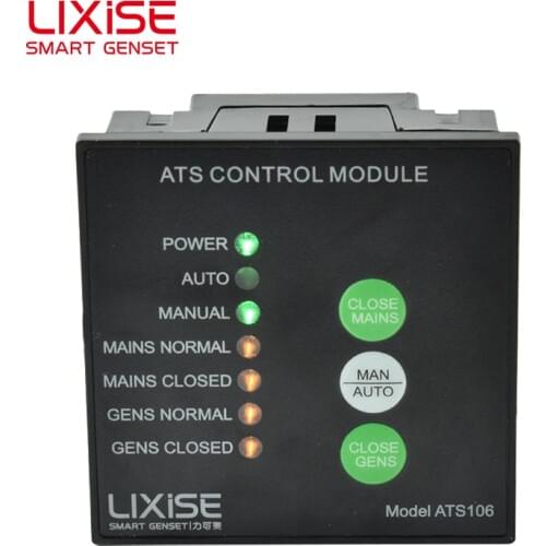 LIXiSE ATS106 Automatic Transfer Switch Controller Module diesel generator control board panel genset part
