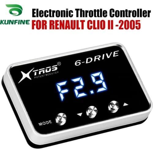 Car Electronic Throttle Controller Racing Accelerator Potent Booster For RENAULT CLIO II 2005 forwards Tuning Parts Accessory