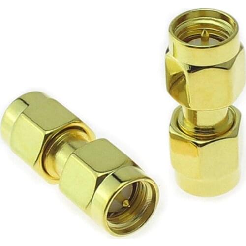 Free Shipping20PCS SMA-JJ Adapters SMA Male to Male Plug RF Coaxial Adapter Connector plug to plug sma connectors