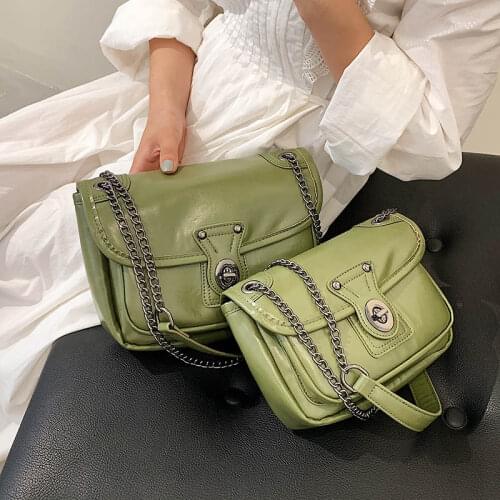 Brand Chain Shoulder Bags Women 2020 Deisgner Luxury PU Leather Crossbody Bags Fashion Female Flap Purse and Handbag Sac A Main