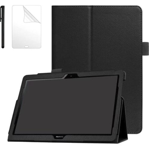 Case For Huawei MediaPad T5 AGS2-W09/L09/L03/W19 10.1"Tablet Slim Smart Leather Case For Huawei T5 10 Stand Cover +FilmGift