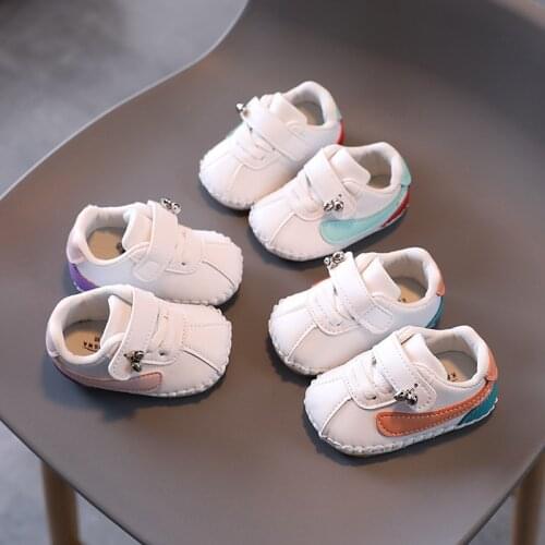 Baby Shoes 2021 New Autumn Breathable Non-slip Soft-soled Toddler Shoes for Boys and Girls Sneakers Fashion Cute Soft Hot 14-18