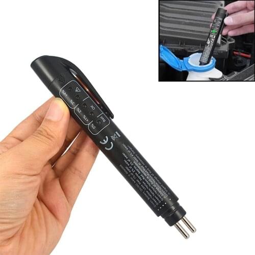 General Auto Parts Brake Fluid Tester Diagnostic Tool Accurate Oil Quality 5 LED Auto Brake Fluid Test Tool