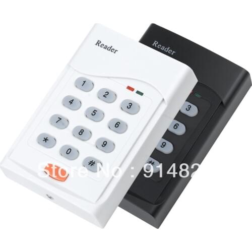 DWE CC RF Free Shipping +keypad +EM rfid reader + 125khz rfid card reader + wiegand 26 output access control reader