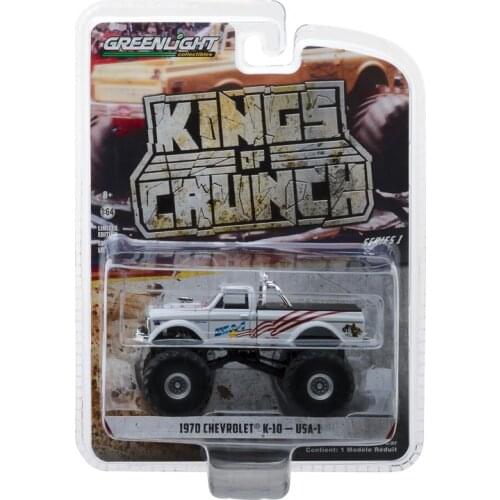 GreenLight 1:64 1970 CHEVROLET K-10 Alloy model car Metal toys for childen kids diecast gift