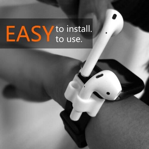 HobbyLane Holder for AirPods Portable Anti-lost Strap HobbyLane Bluetooth Earphone Fixed Band for Apple AirPod r20