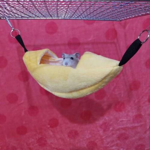 Hamster Golden Silk Bear Cotton Nest Small Pet Convertible Nest Hanging Swing Nest Boat Moon Pet Hammock