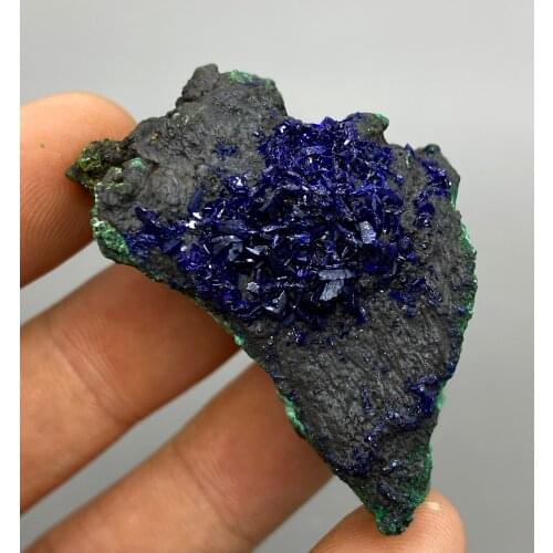 33g Natural beautiful Azurite mineral specimen crystal Stones and crystals Healing crystal from china