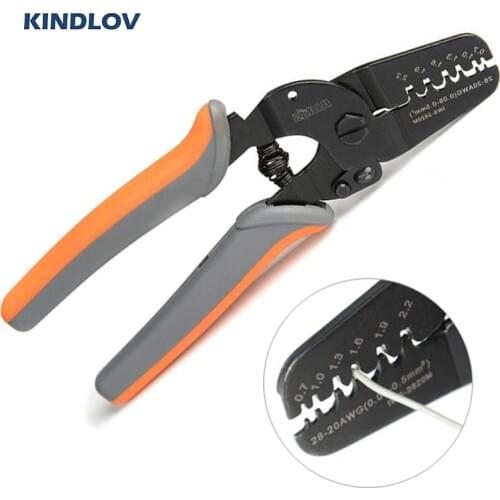 KINDLOV Crimping Tool Pliers Terminals Crimper AWG 24-12/AWG 28-20 JAM, Molex, Tyco, JST Terminals And Connectors Hand Tools