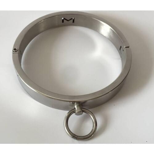 Stainless Steel M Neck Collar BDSM Bondage Slave Collar Adult Games Sex Toys For Couples Erotic Fetish Restraints Tools