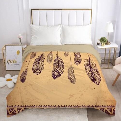 Customize 3D Duvet Cover with Zipper Comforter/Quilt/Blanket Cover 200x220 200x200 Bohemia Bedding Drop ship