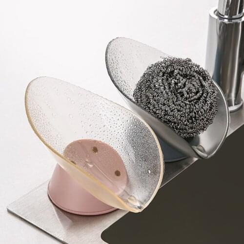 Modern Soap Storage Tray Rack Creative Leaf Shaped Drain Soap Holder Box Portable Plastic Soap Dishes Bathroom Supplies