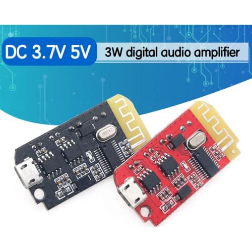 CT14 Micro 4.2 Stereo Bluetooth Power Amplifier Board Module 5VF 5W+5W Mini with Charging Port for Refitting Idle Sound Box