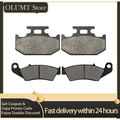 Motorcycle Brake Pads Front Rear Kits For KAWASAKI KLX650 R A1/2/3 1993 - 1995 KDX200 1995 - 2006 KX125 K1 - 1994