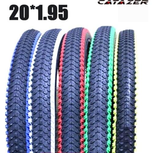 BMX Bicycle Tires 20*1.95 Folded Bike Iron Cap Belt Stap Proof LSR PRO Bicycle Tyre COMPASS Bicycle Parts BMX Optinal Color