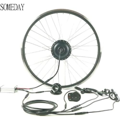 SOMEDAY Waterproof 36V 250W 350W Electric Bicycle Conversion Kit front hub Motor Wheel Ebike Kits with LED900S Display