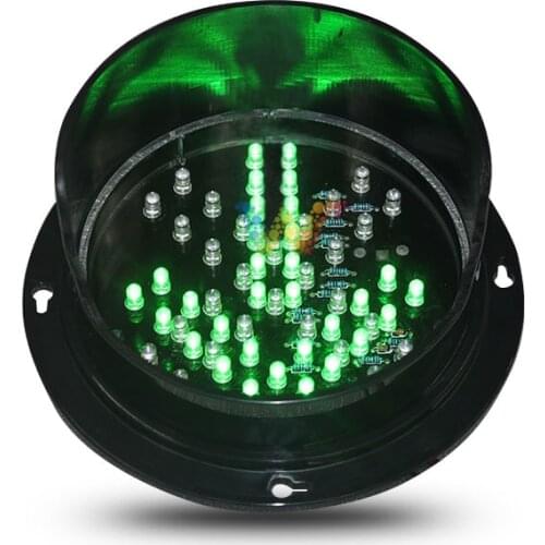 Factory direct price customized pattern 125mm red cross green arrow LED traffic light