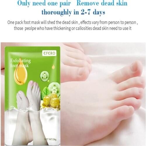 10PCS=5Pair Foot Mask Peel Exfoliating Footner Guarded Bath Soften The Dead Skin Smooth Foot Pedicure Detox Patch Protector