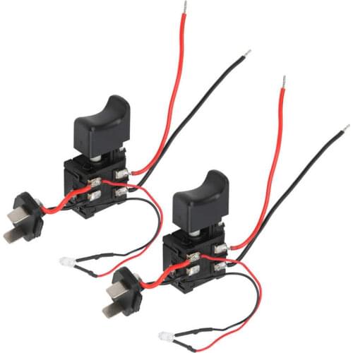 2pcs Power Tool Trigger Switch Speed Control for Electric Hammer Impact Drill Equipment Accessories Drill Switch Trigger