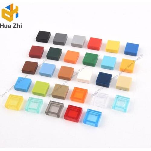 20PCS 3070 Tile 1 x 1 with GrooveBuilding Blocks Parts MOC DIY Education Build Toys Brick