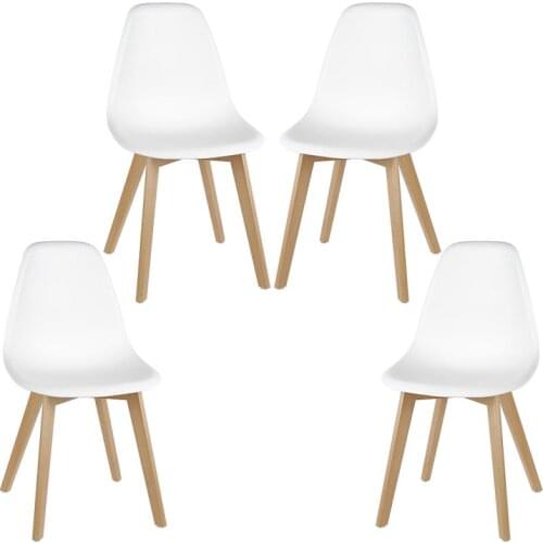 4Pcs/Set Chairs Living Room Dining Chair Nordic Style Lounge Leisure Chairs Desk Chair For Study Room Chairs Home Decoration HWC