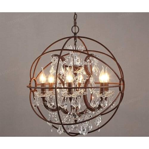 American crystal chandeliers rustic lighting globe kitchen dining lamp hanging bedroom light fixtures in hallway corridor stairs