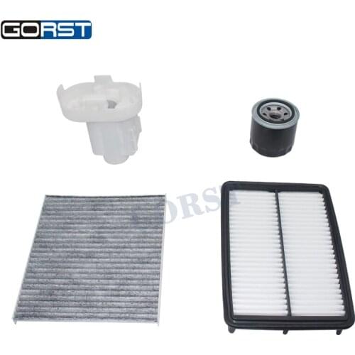 Car Oil Filter Air Filter Cabin Filter Fuel Filter For Hyundai Tucson JM 2.0 2.7 All-wheel Drive For Kia Sportage 2.0 2.7 V6 4WD