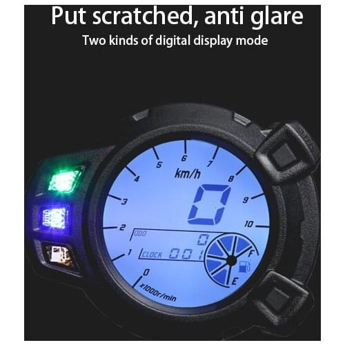 BWS Motorcycle liquid Crystal Meter For LED Instrument Panel Electronic Liquid Crystal Speed Odometer New Trend