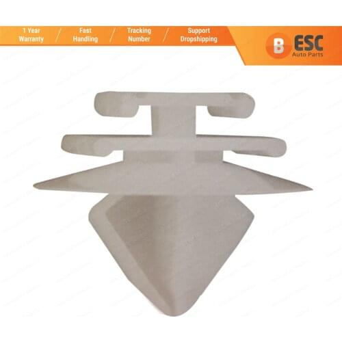 ECF2545 10 Pieces Side Moulding WHITE Clip Bumper Bonnet Air Intake Covering for Citroën Peugeot 8565.40 Renault 7701049270