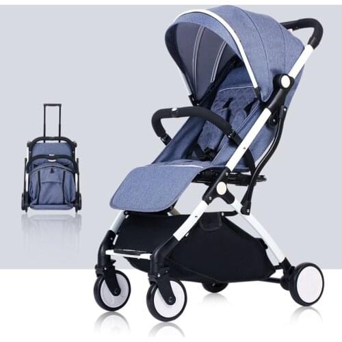 Europe NO Tax Baby Stroller Trolley Car Baby Buggy Plane Lightweight Portable Travelling Pram Children Pushchair Strollers