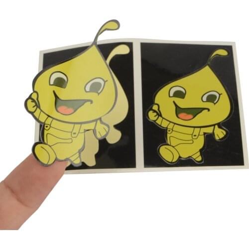 Hotsale Transparent Custom Logo Adhesive Sticker Label Round Glitter Bulk Sticker Laser Cut Vinyl Adhesive Sticker