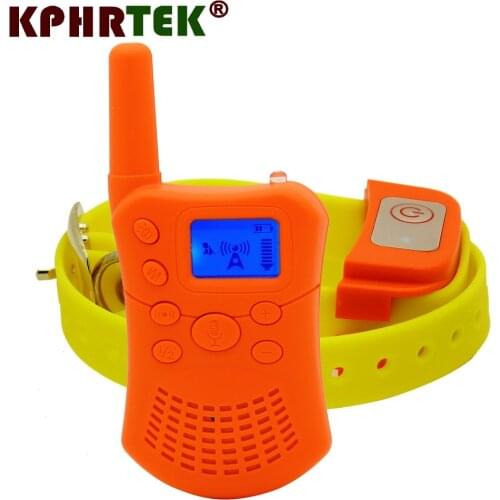 Intelligent Dog Training Collar Device KPHRTEK Walkie talkie Vibration Function Training Collar