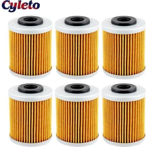 2/4/6 Pcs Motorcycle Oil Filter for KTM EXC SXF SX XC SC SMR SMC SXC XCW 250 400 450 520 525 540 560 625 660 Duke 690 R Enduro
