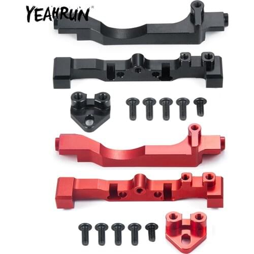YEAHRUN Metal Aluminum Servo Mount Bracket for Axial SCX10 III AXI03007 1/10 RC Crawler Car Upgrade Parts