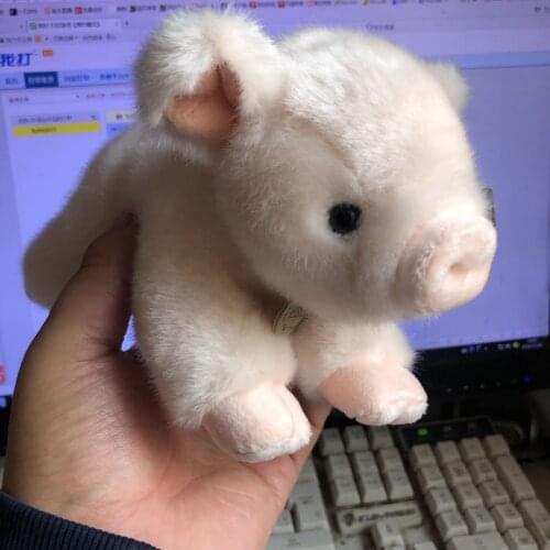 Cute pig plush toy pink pig soft doll kids toy car decoration birthday gift h0699
