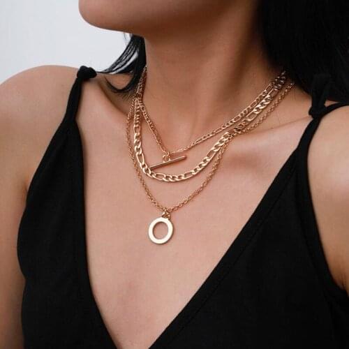 Multi-layer gold and silver halo, bar pendant, curb chain necklace, multi-layer necklace set, for a friend Bundi necklace