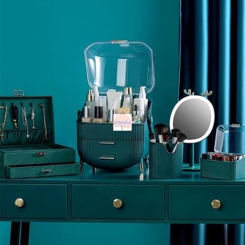 Fashion makeup storage holder box Makeup organizer box Cosmetic organizer for jewelry accessories/facial mask/cream