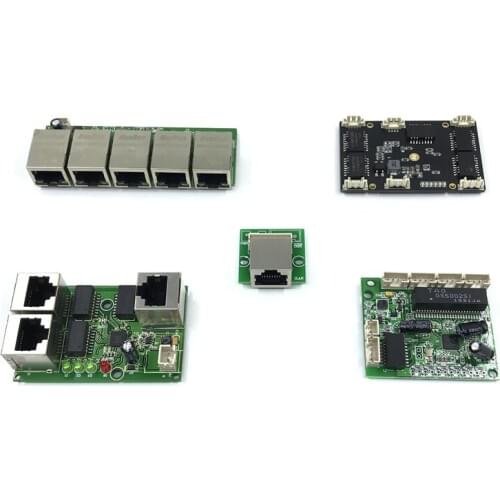 Unmanaged 3/5port 10/100M industrial Ethernet switch module PCBA board OEM Auto-sensing Ports PCBA board OEM Motherboard